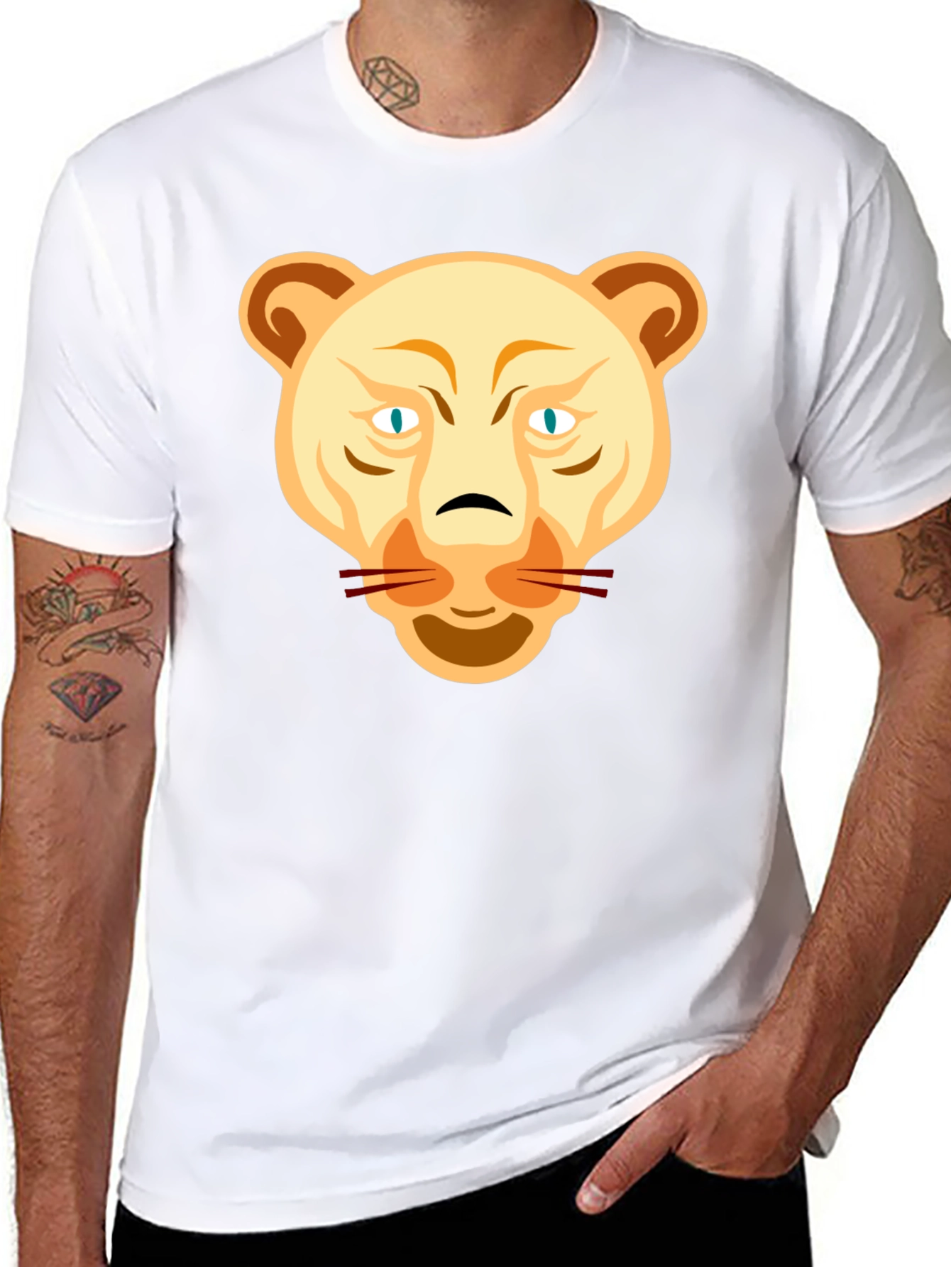 Lioness Graphic Tee - Black Unisex T-Shirt
