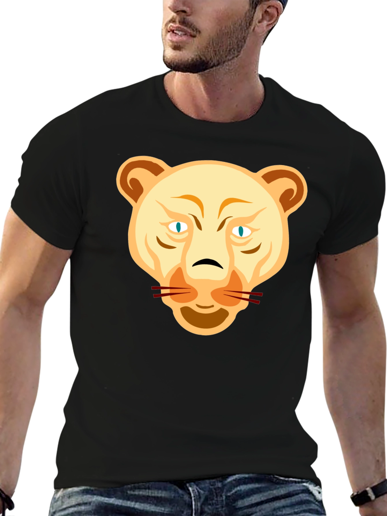 Lioness Graphic Tee - Black Unisex T-Shirt