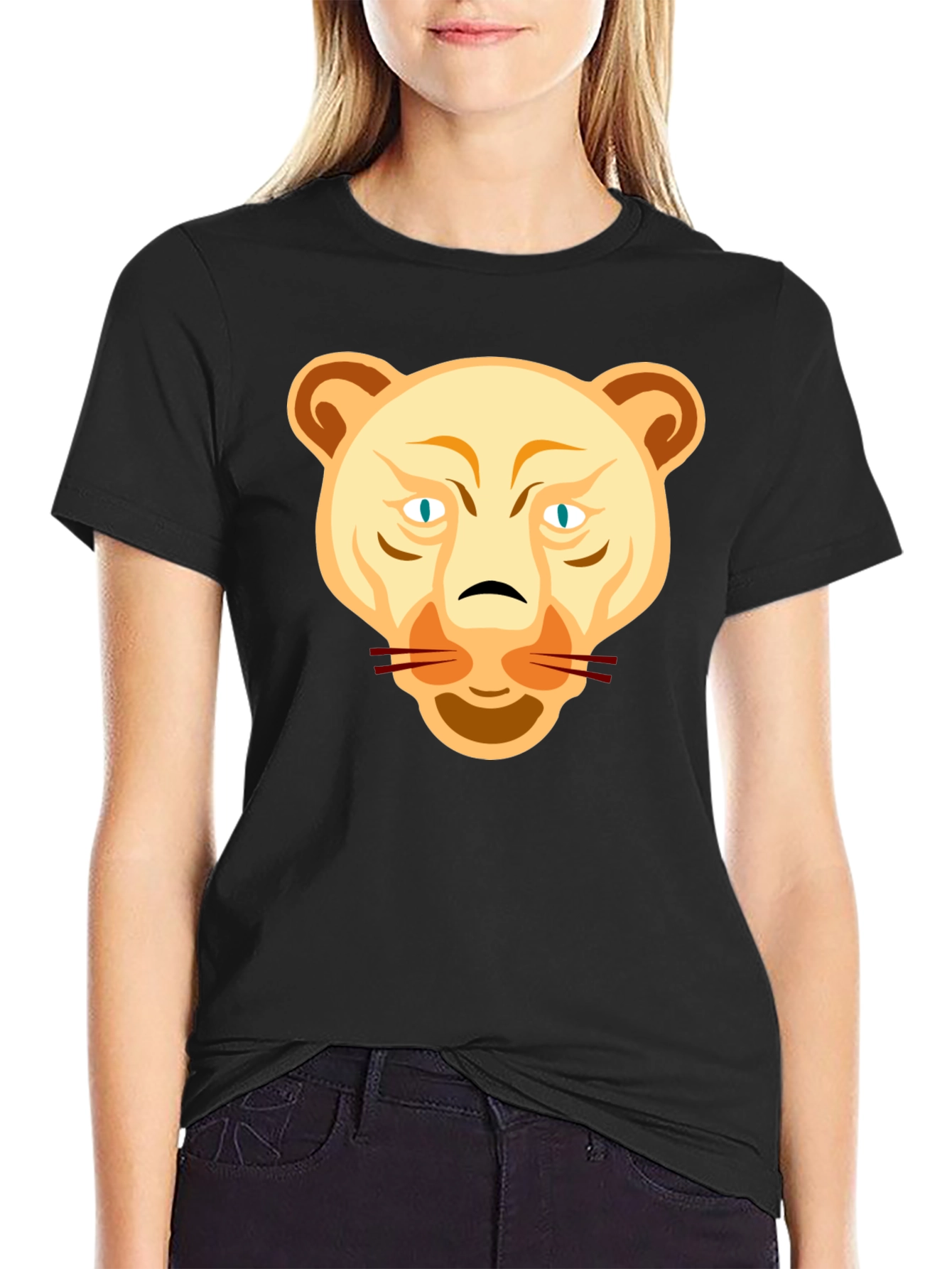 Lioness Graphic Tee - Black Unisex T-Shirt