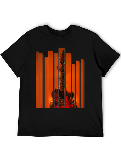 Guitar Graphic T-Shirt - Unique Music Lover Tee