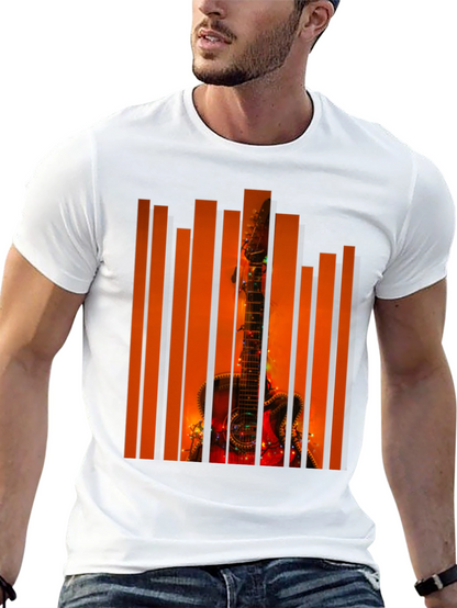 Guitar Graphic T-Shirt - Unique Music Lover Tee