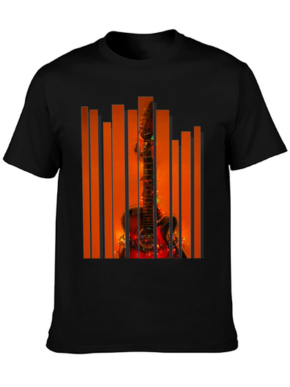 Guitar Graphic T-Shirt - Unique Music Lover Tee