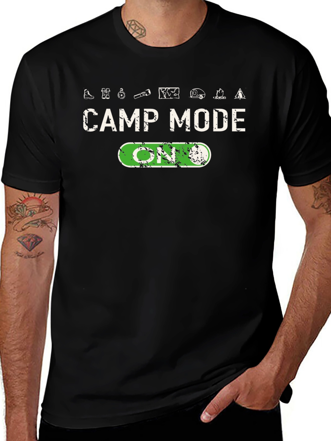 Camp Mode ON Graphic T-Shirt