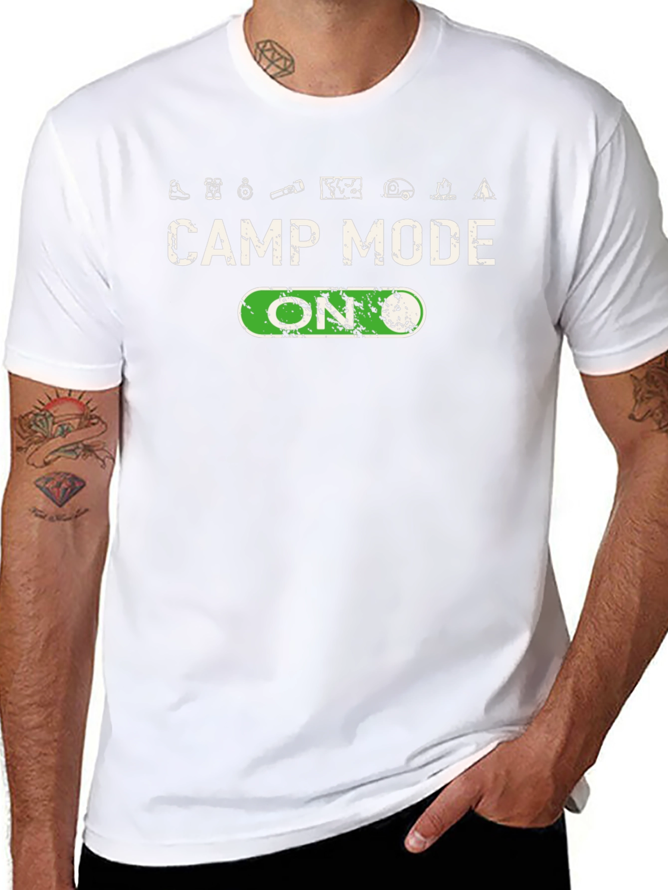 Camp Mode ON Graphic T-Shirt