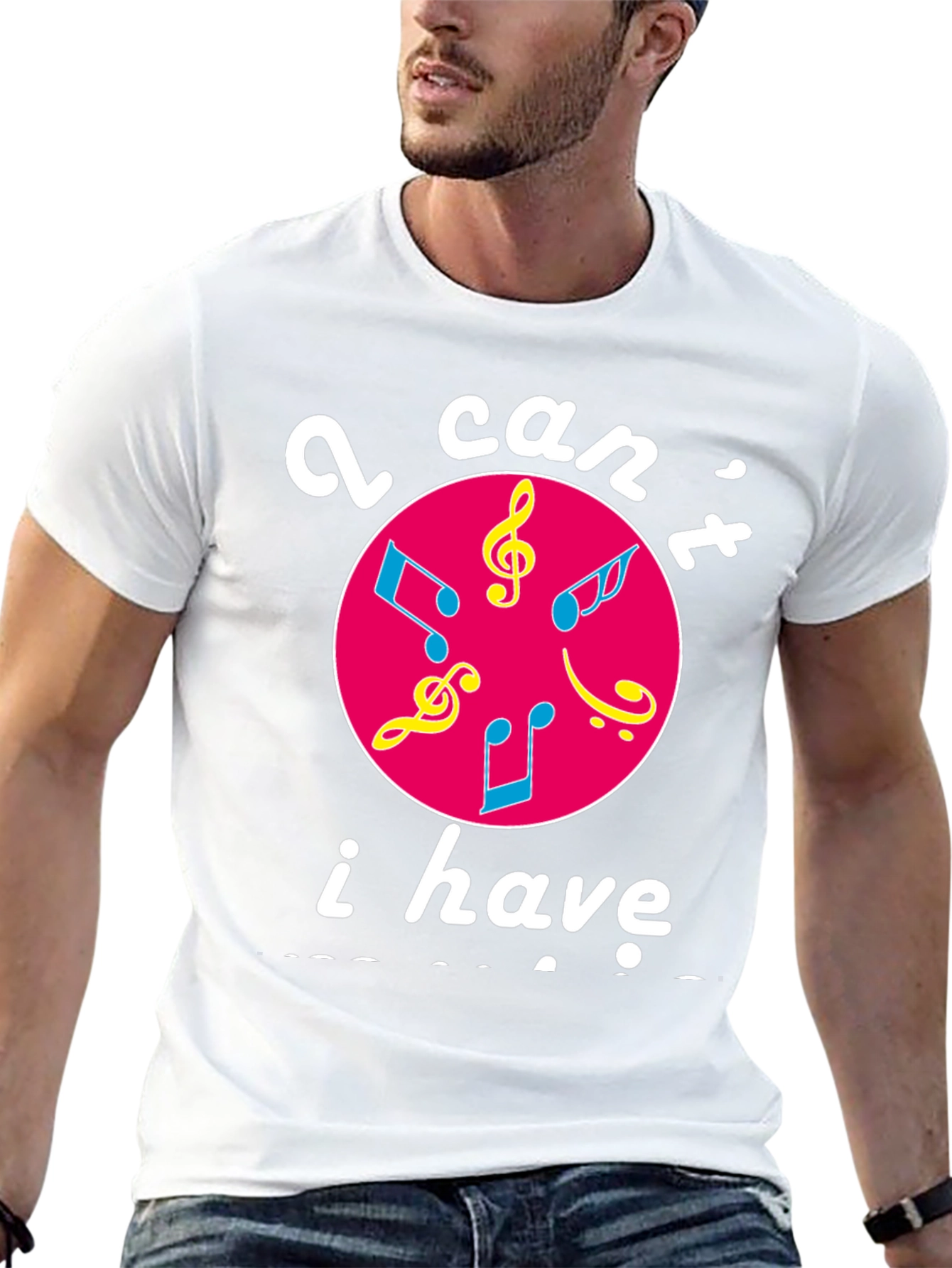 Musical Graphic T-Shirt - I Cant I Have Practice