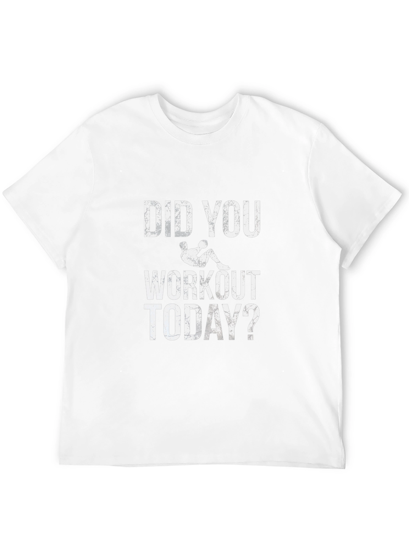 Workout Today Graphic Tee - Black Cotton T-Shirt