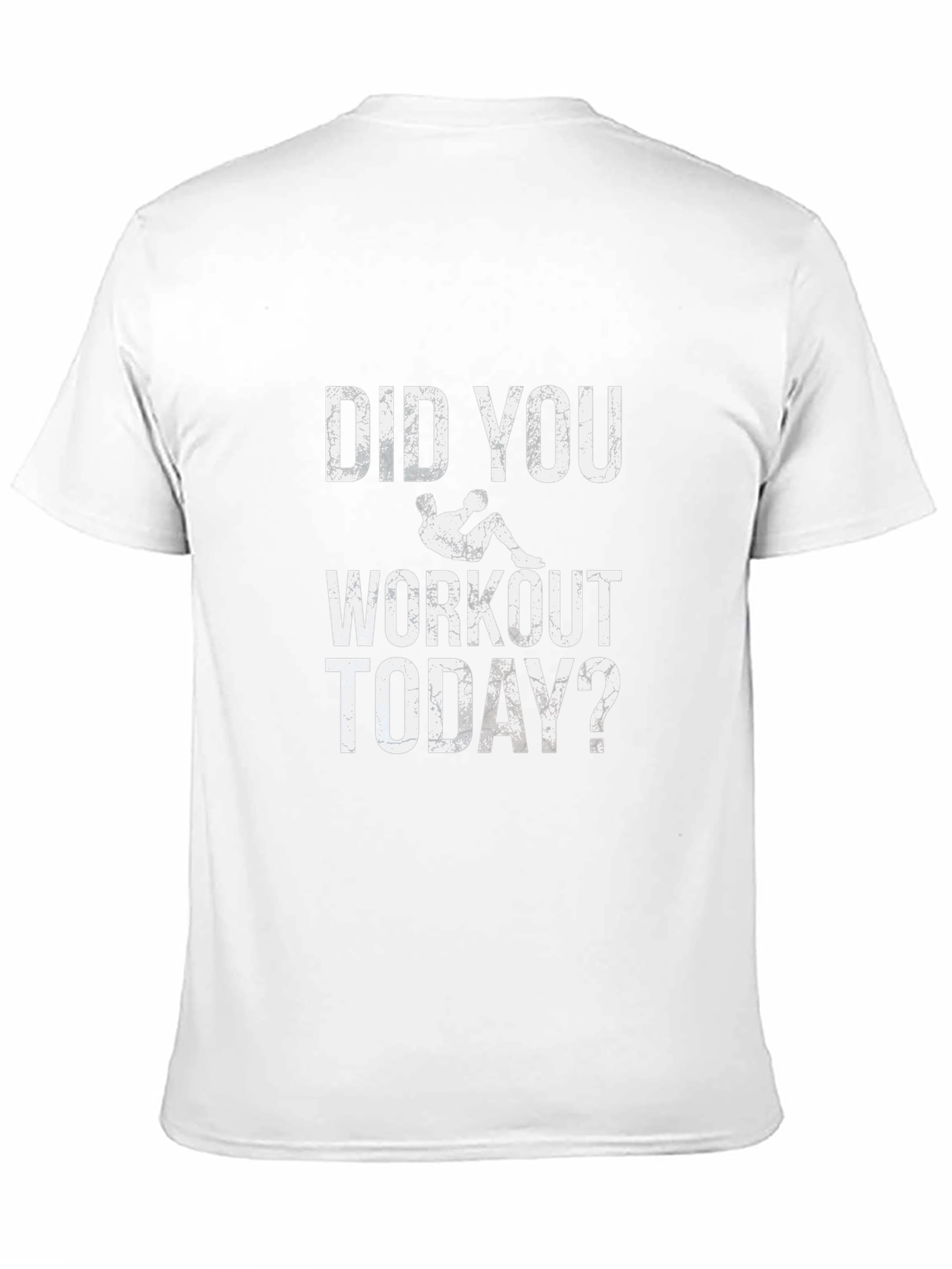 Workout Today Graphic Tee - Black Cotton T-Shirt