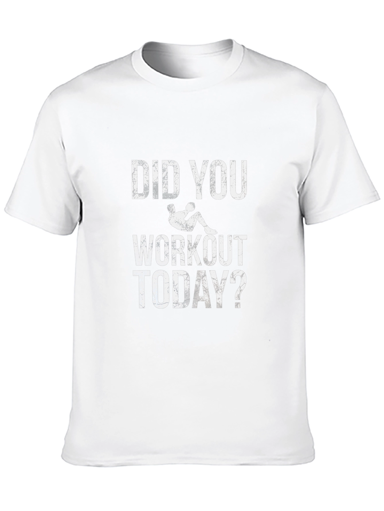 Workout Today Graphic Tee - Black Cotton T-Shirt