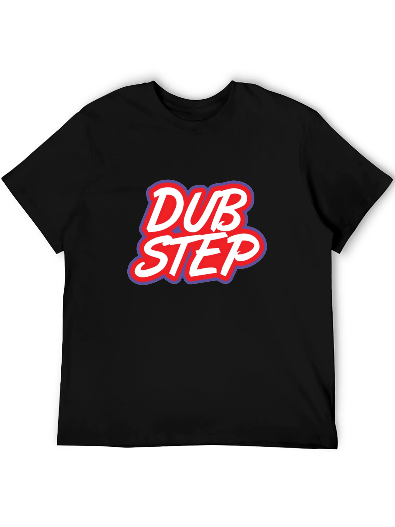Dubstep Graphic Tee - Black Cotton T-Shirt