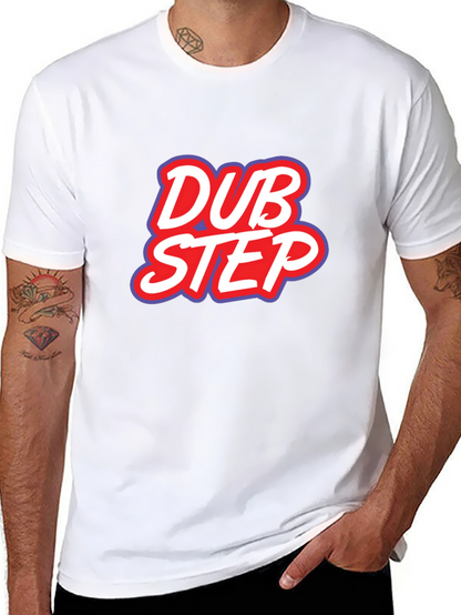 Dubstep Graphic Tee - Black Cotton T-Shirt