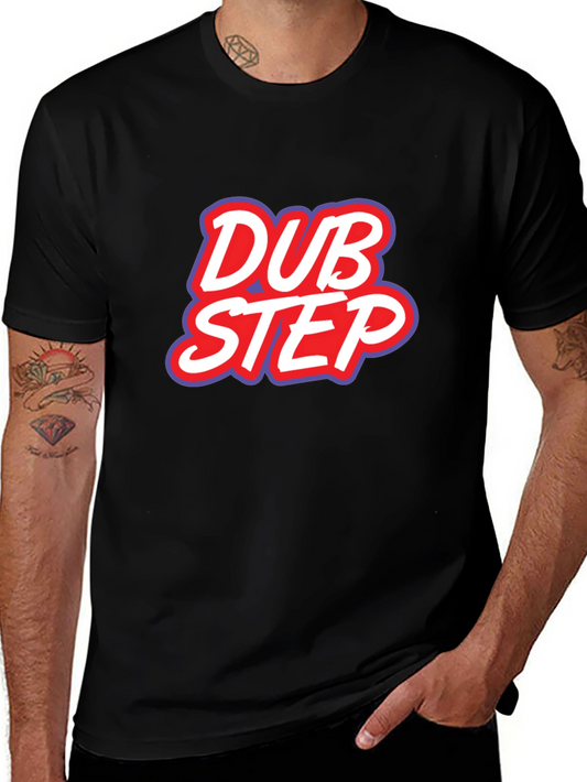 Dubstep Graphic Tee - Black Cotton T-Shirt