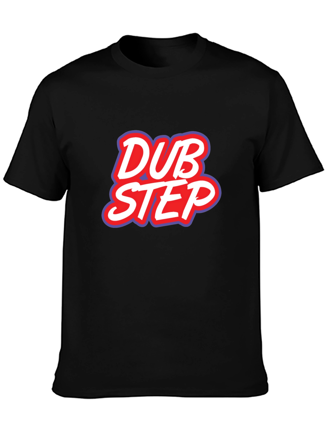 Dubstep Graphic Tee - Black Cotton T-Shirt