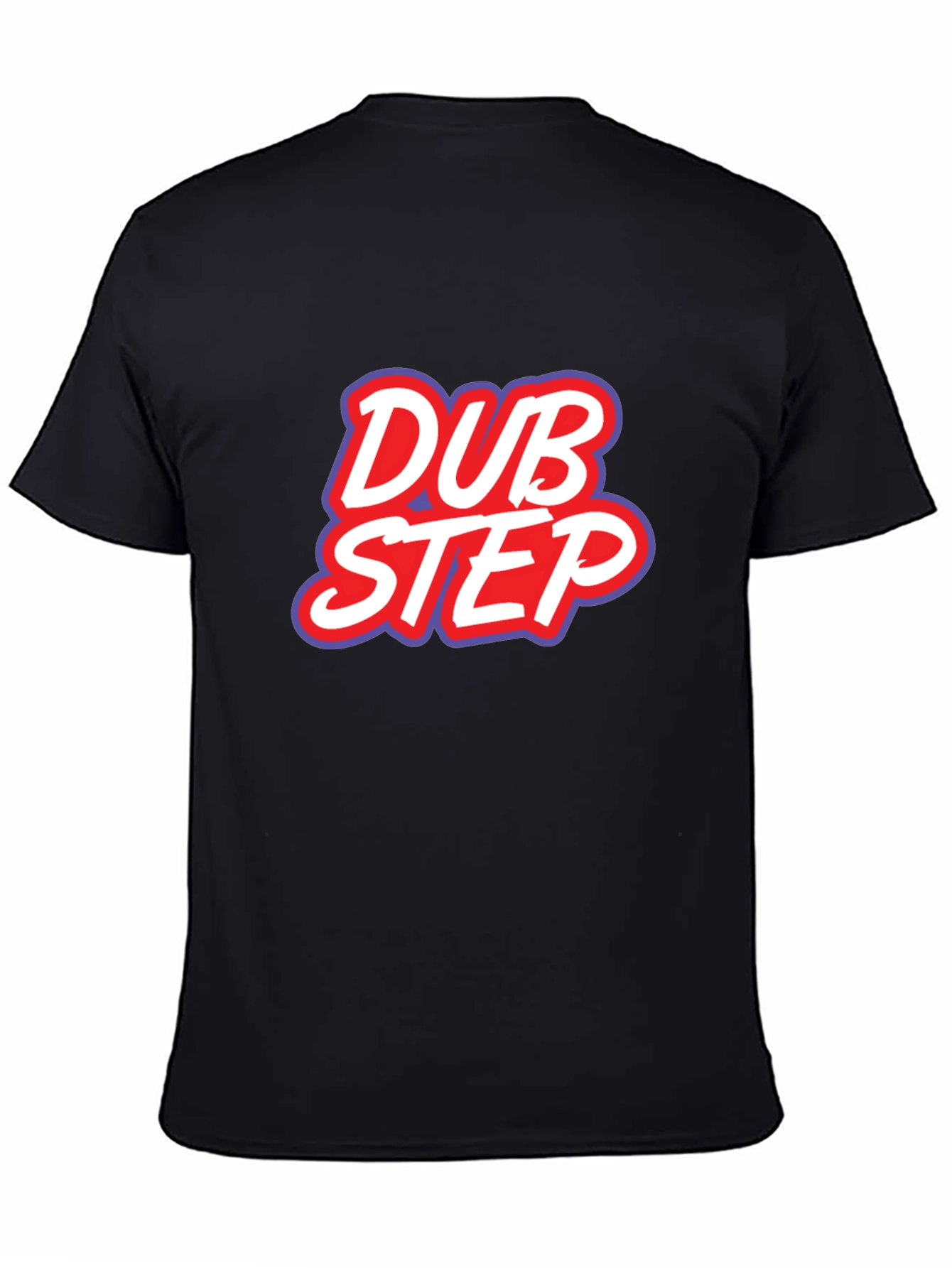 Dubstep Graphic Tee - Black Cotton T-Shirt