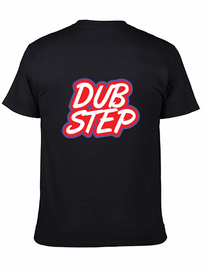 Dubstep Graphic Tee - Black Cotton T-Shirt