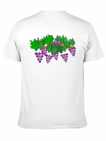 Grapes Graphic Black Tee - Unique Design