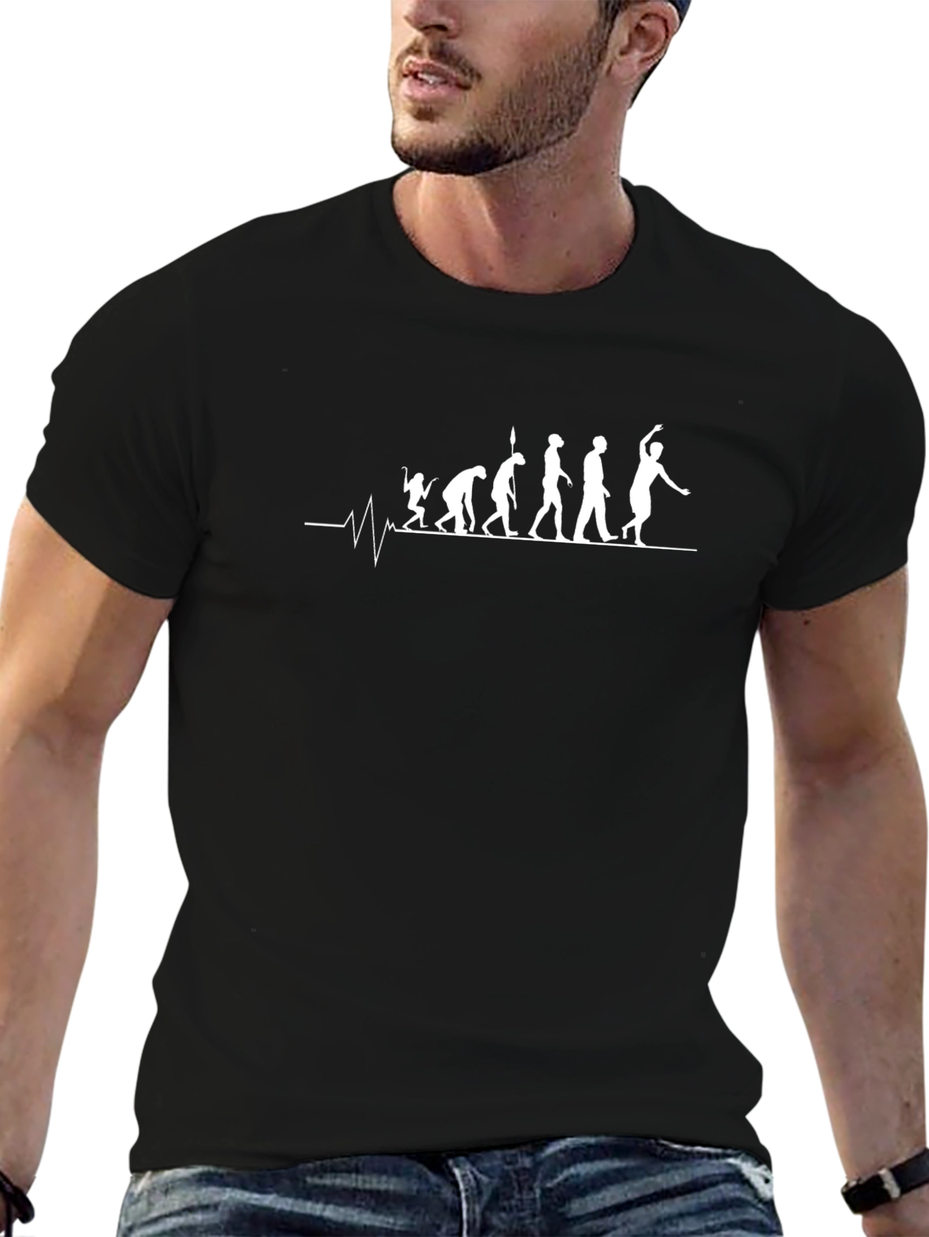 Evolution of Dance Black Graphic Tee