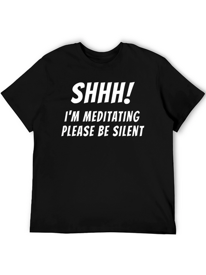 Shhh Meditating Graphic Tee