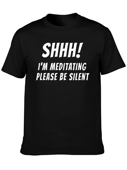 Shhh Meditating Graphic Tee