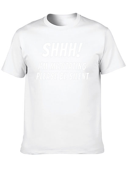 Shhh Meditating Graphic Tee