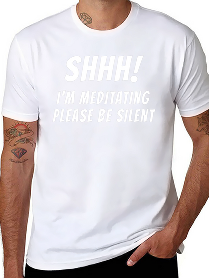 Shhh Meditating Graphic Tee