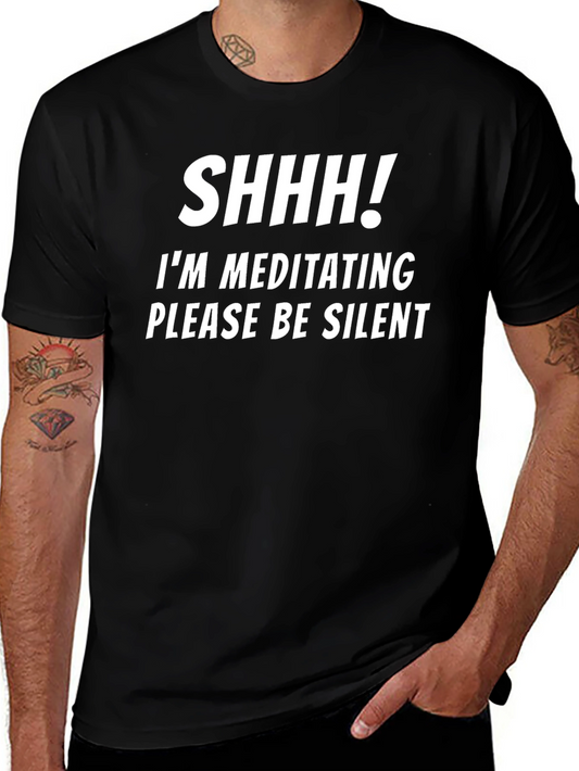 Shhh Meditating Graphic Tee