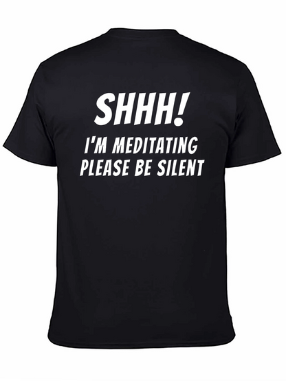 Shhh Meditating Graphic Tee