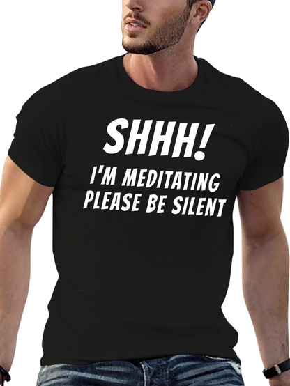 Shhh Meditating Graphic Tee