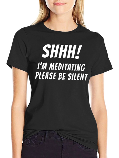 Shhh Meditating Graphic Tee