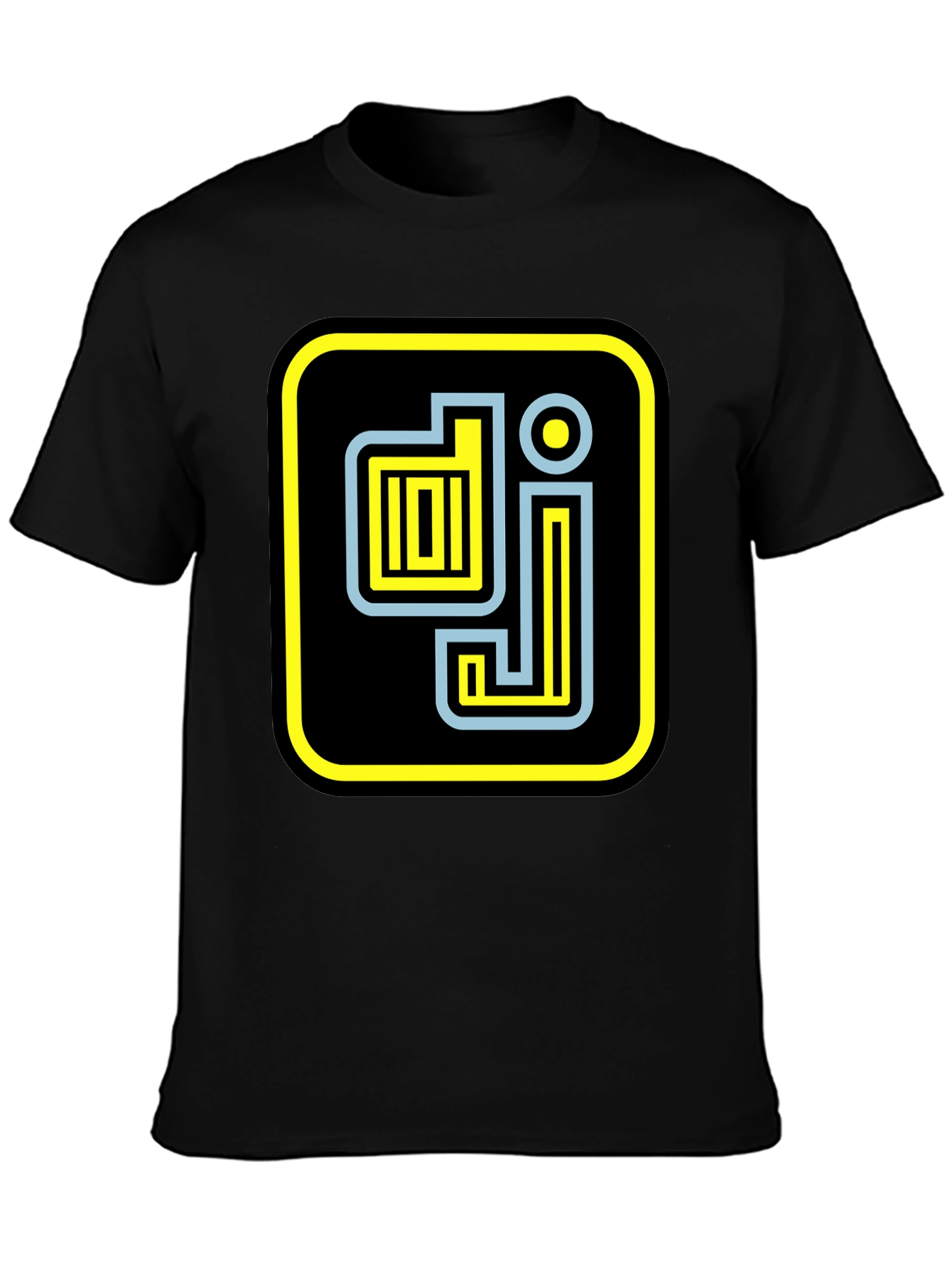 DJ Graphic Tee - Stylish Black Cotton T-Shirt