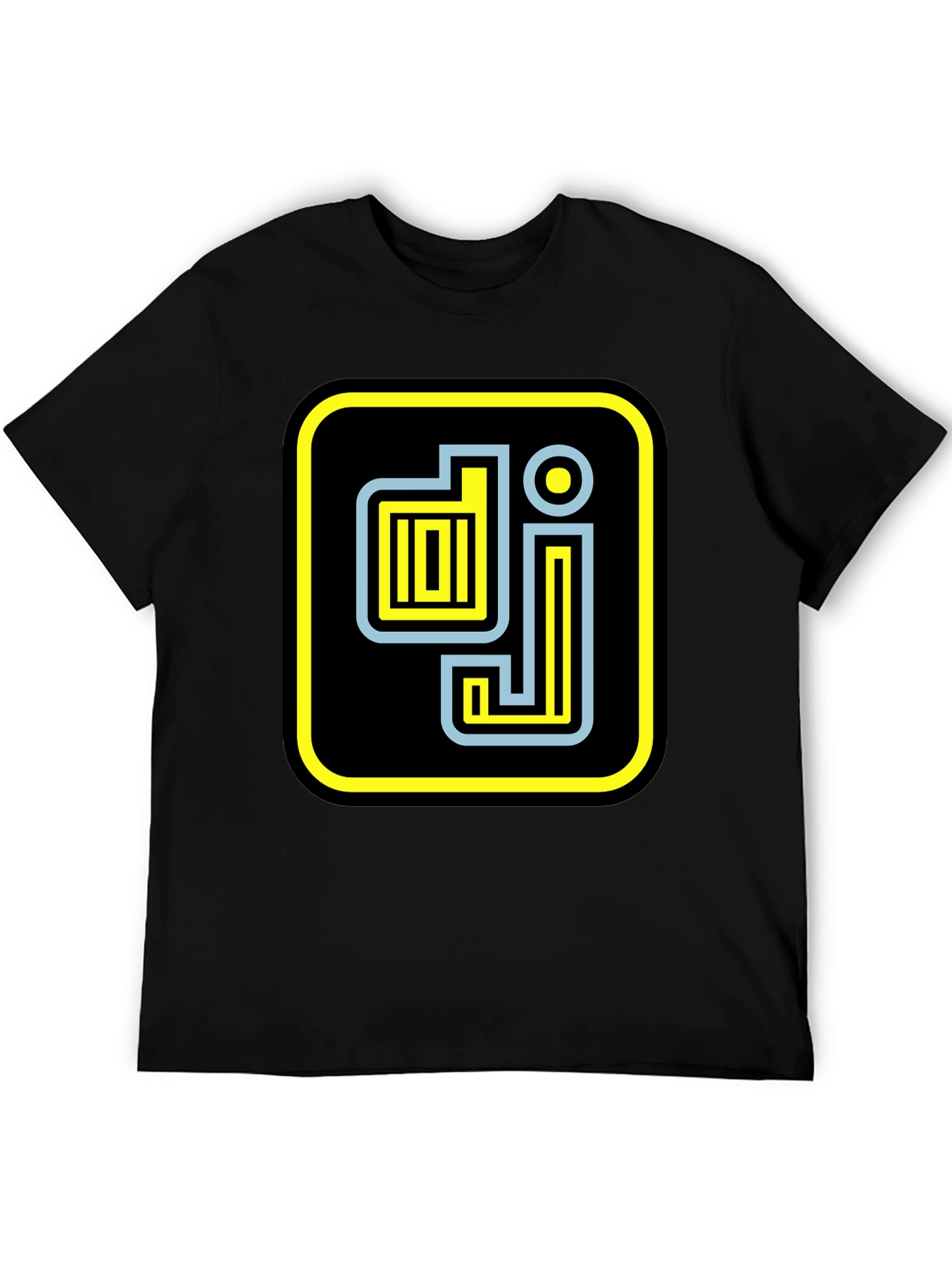 DJ Graphic Tee - Stylish Black Cotton T-Shirt