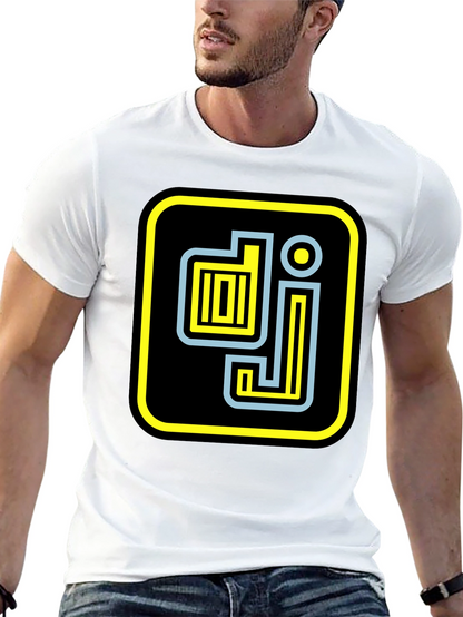 DJ Graphic Tee - Stylish Black Cotton T-Shirt