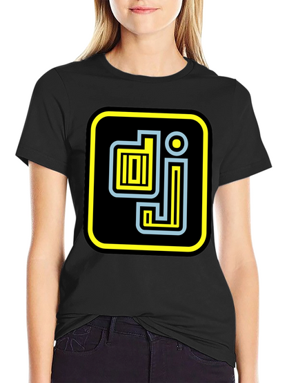 DJ Graphic Tee - Stylish Black Cotton T-Shirt