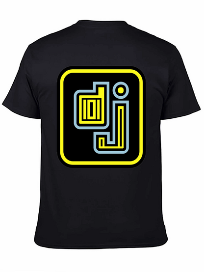 DJ Graphic Tee - Stylish Black Cotton T-Shirt
