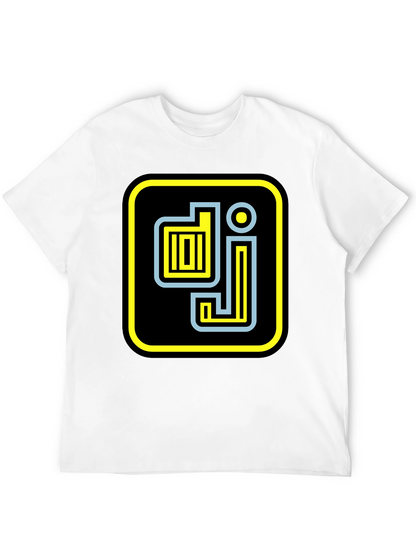 DJ Graphic Tee - Stylish Black Cotton T-Shirt