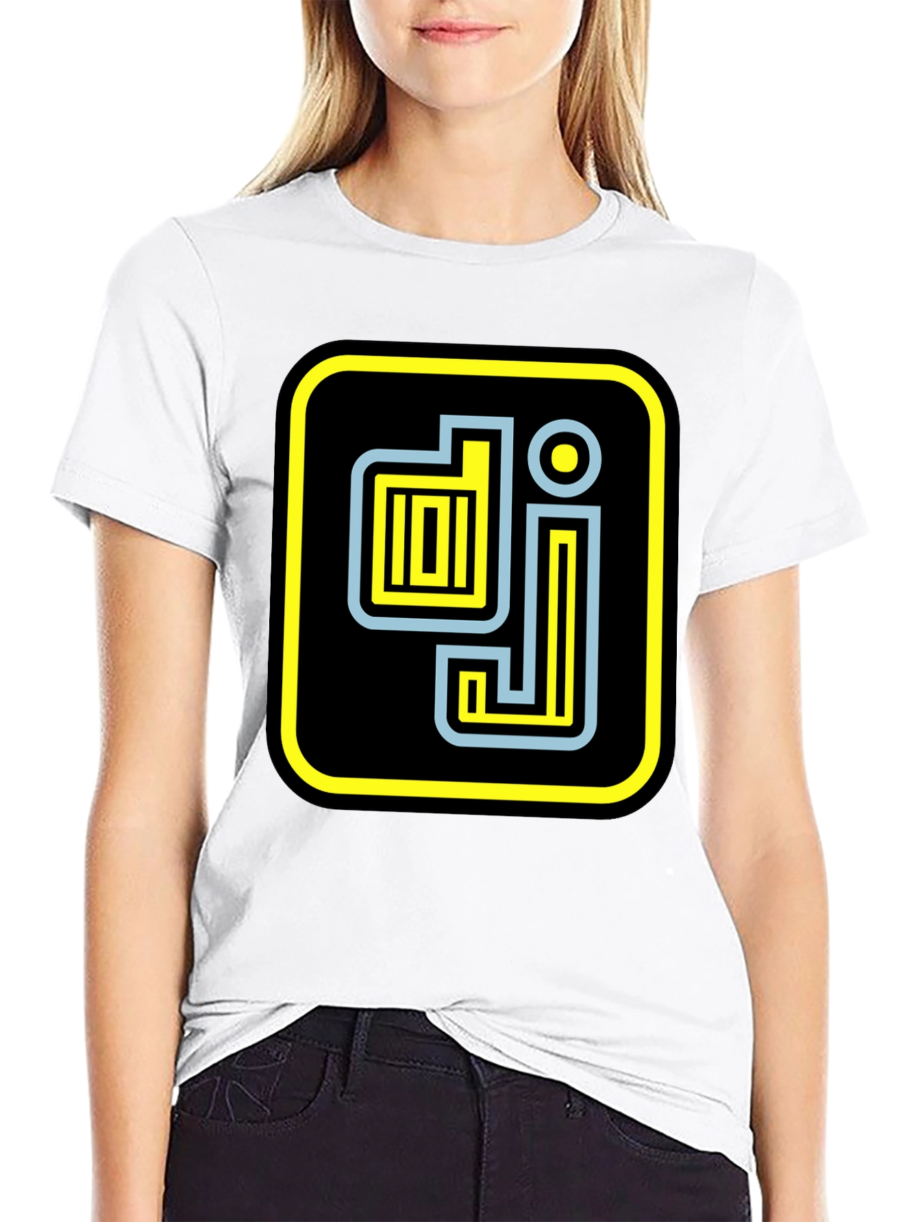 DJ Graphic Tee - Stylish Black Cotton T-Shirt