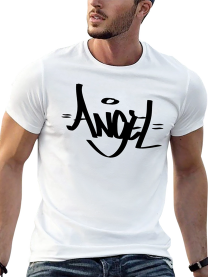 Angel Graphic Black T-Shirt