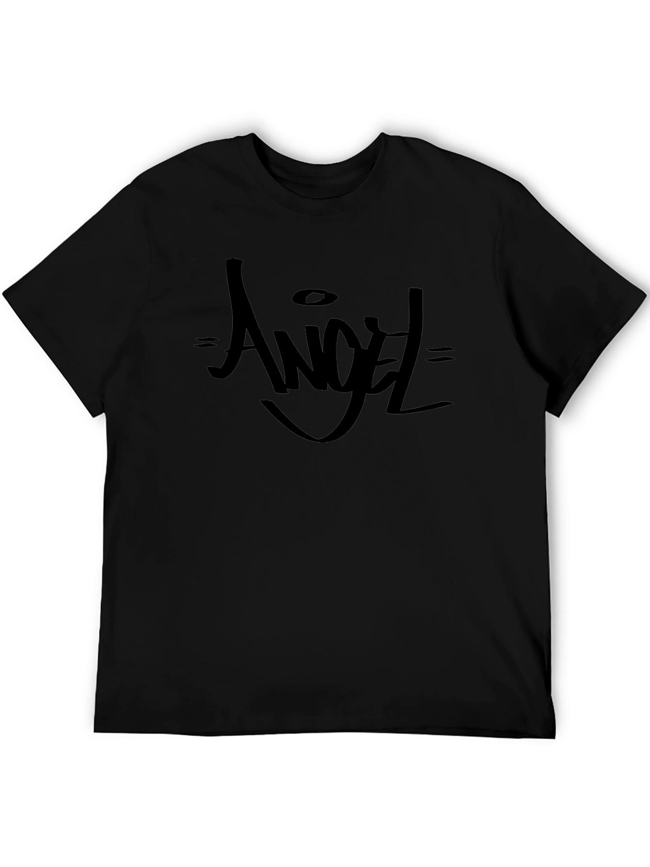 Angel Graphic Black T-Shirt