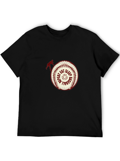 Eat Sleep Baseball Repeat T-Shirt
