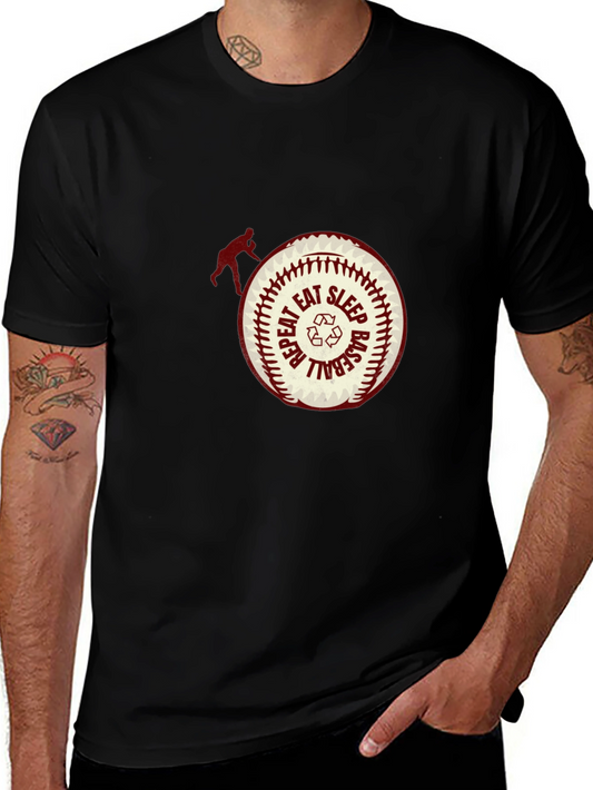 Eat Sleep Baseball Repeat T-Shirt