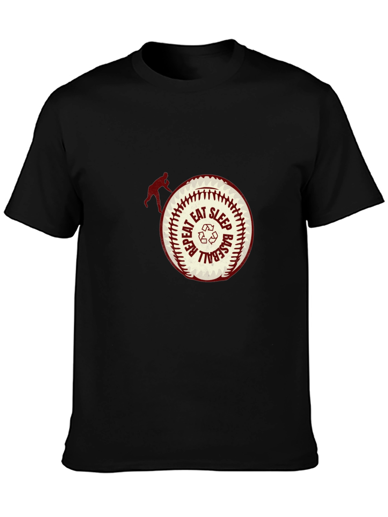 Eat Sleep Baseball Repeat T-Shirt