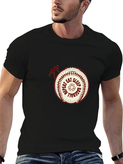Eat Sleep Baseball Repeat T-Shirt