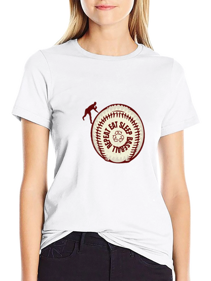 Eat Sleep Baseball Repeat T-Shirt