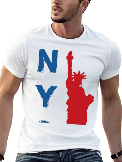 NY Statue of Liberty Graphic T-Shirt