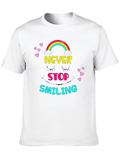 Never Stop Smiling Graphic Tee