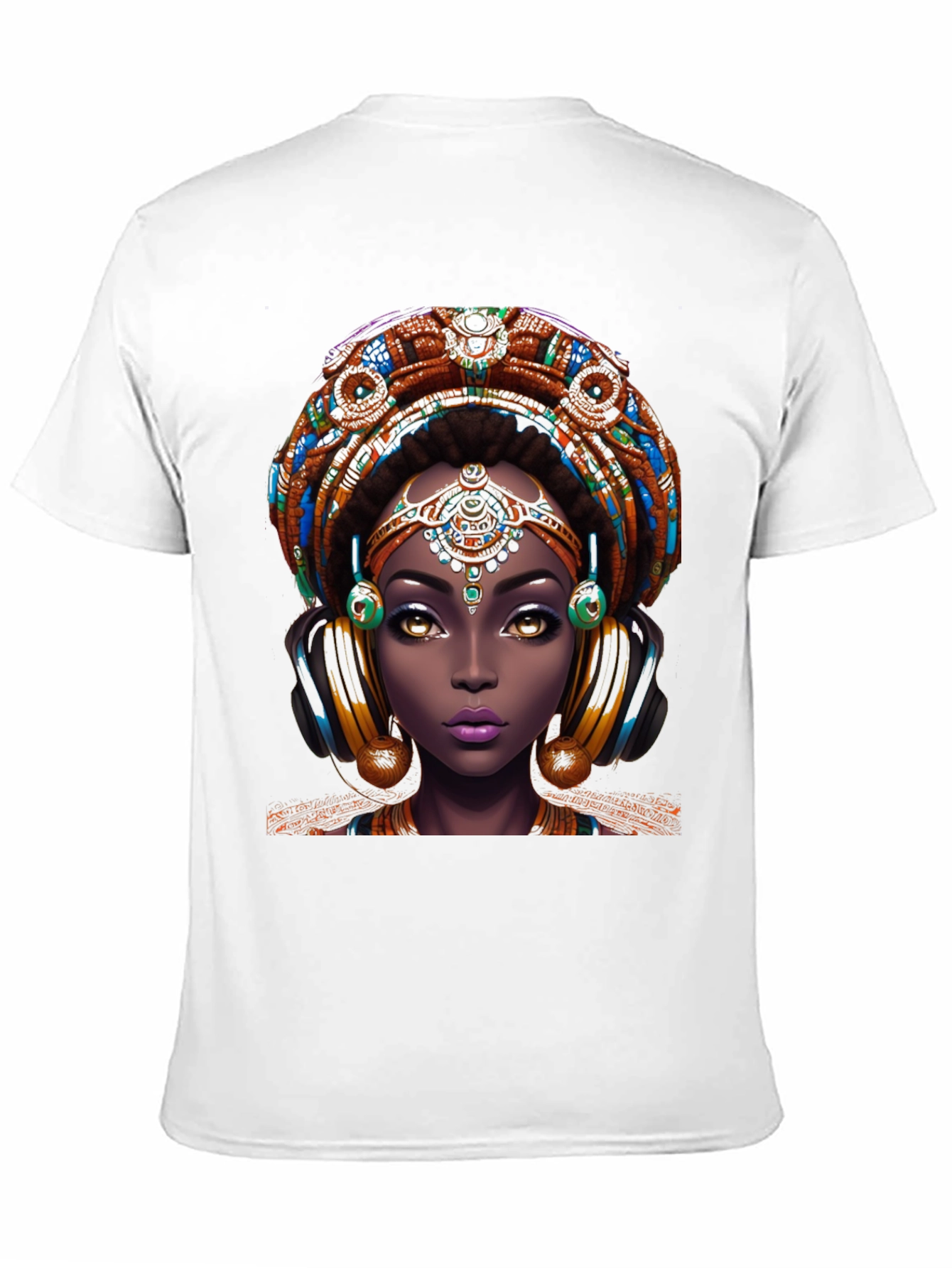 Bold African Queen Graphic Tee - Unique Design