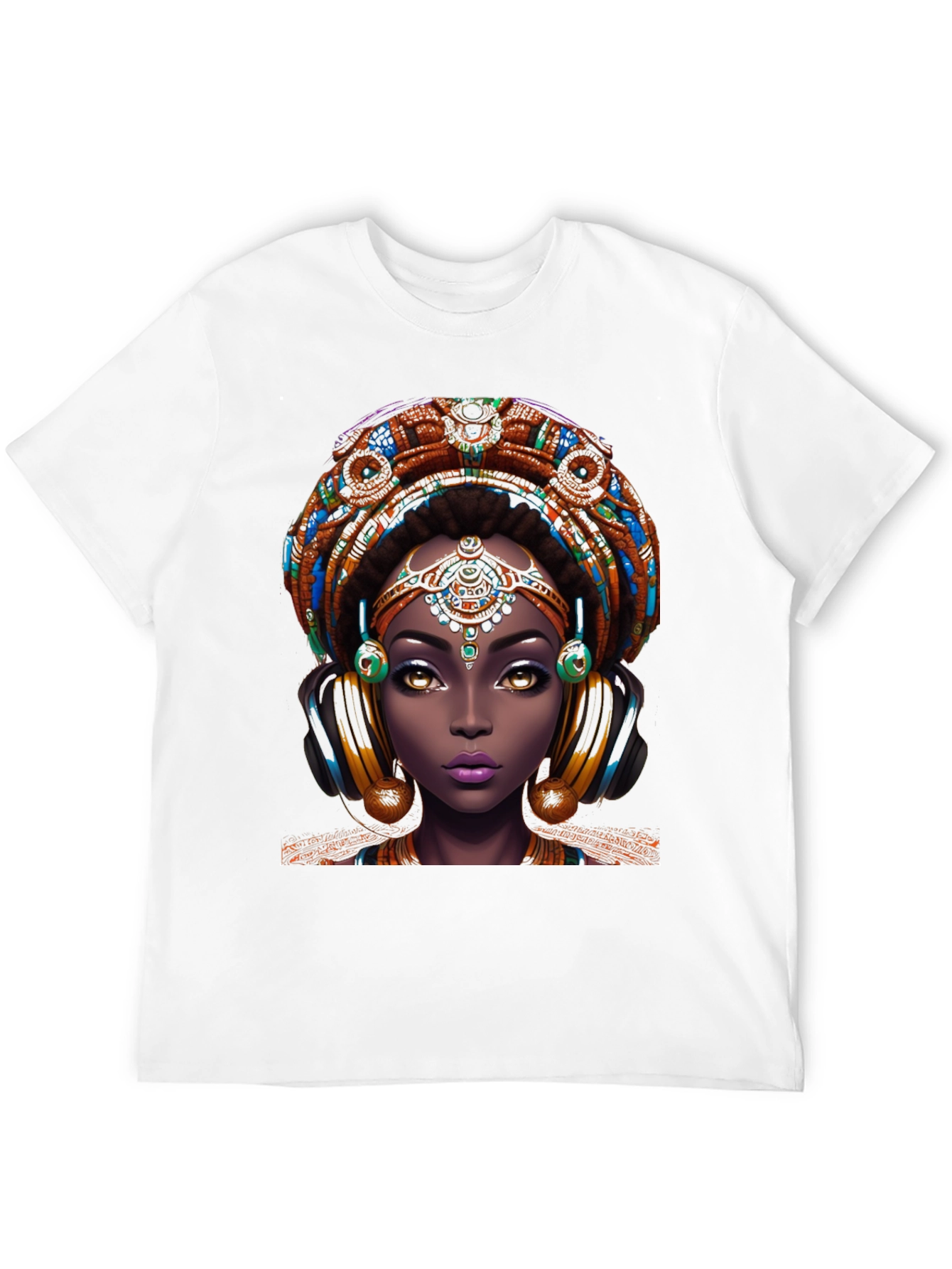Bold African Queen Graphic Tee - Unique Design