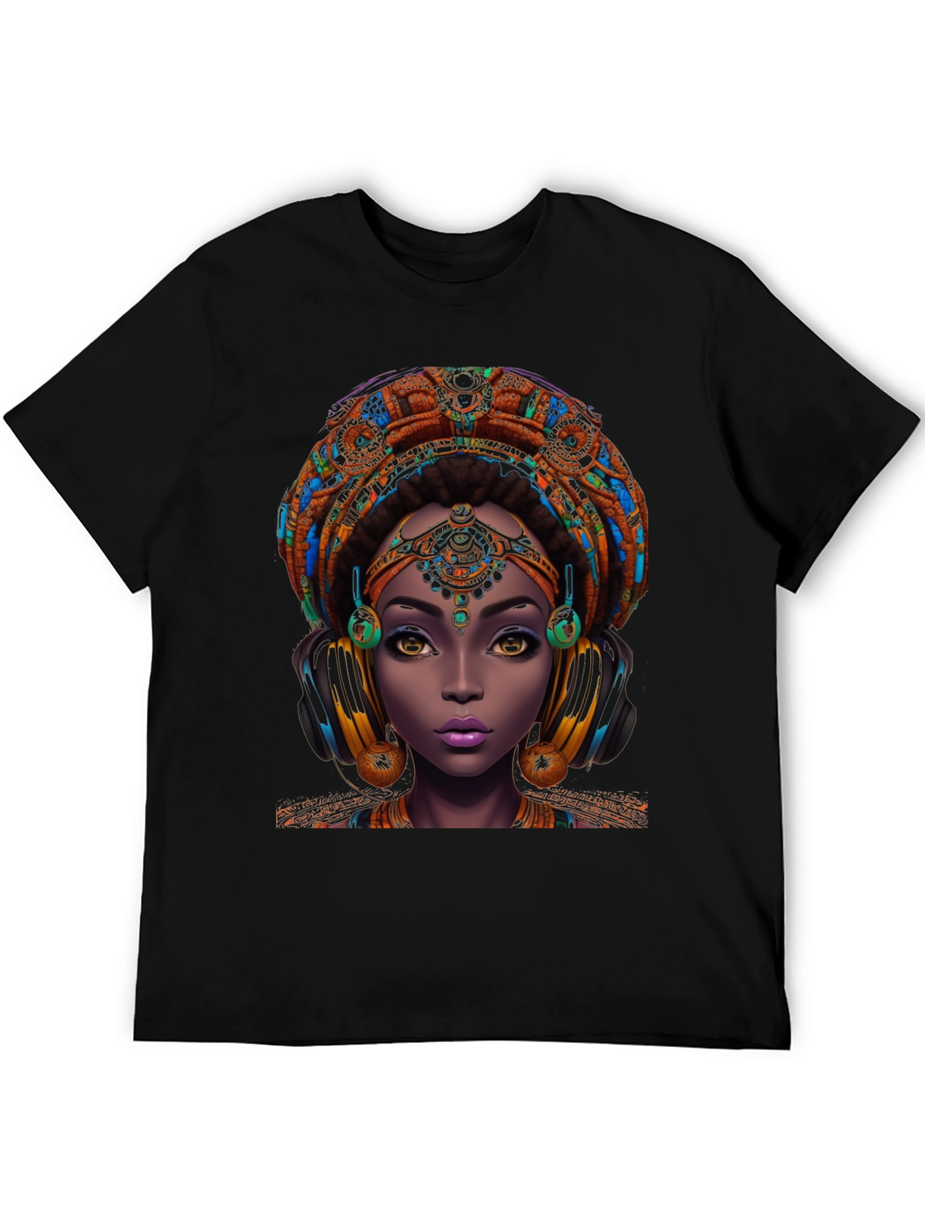 Bold African Queen Graphic Tee - Unique Design