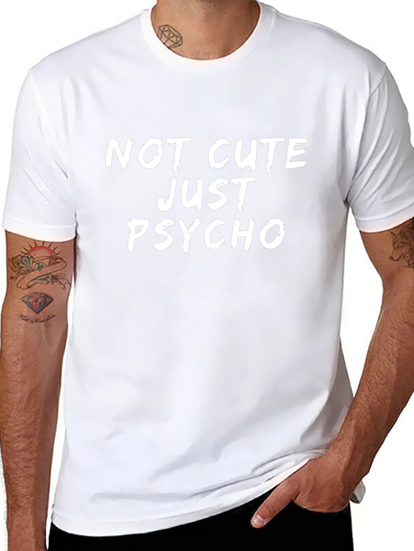 Not Cute Just Psycho Graphic Tee