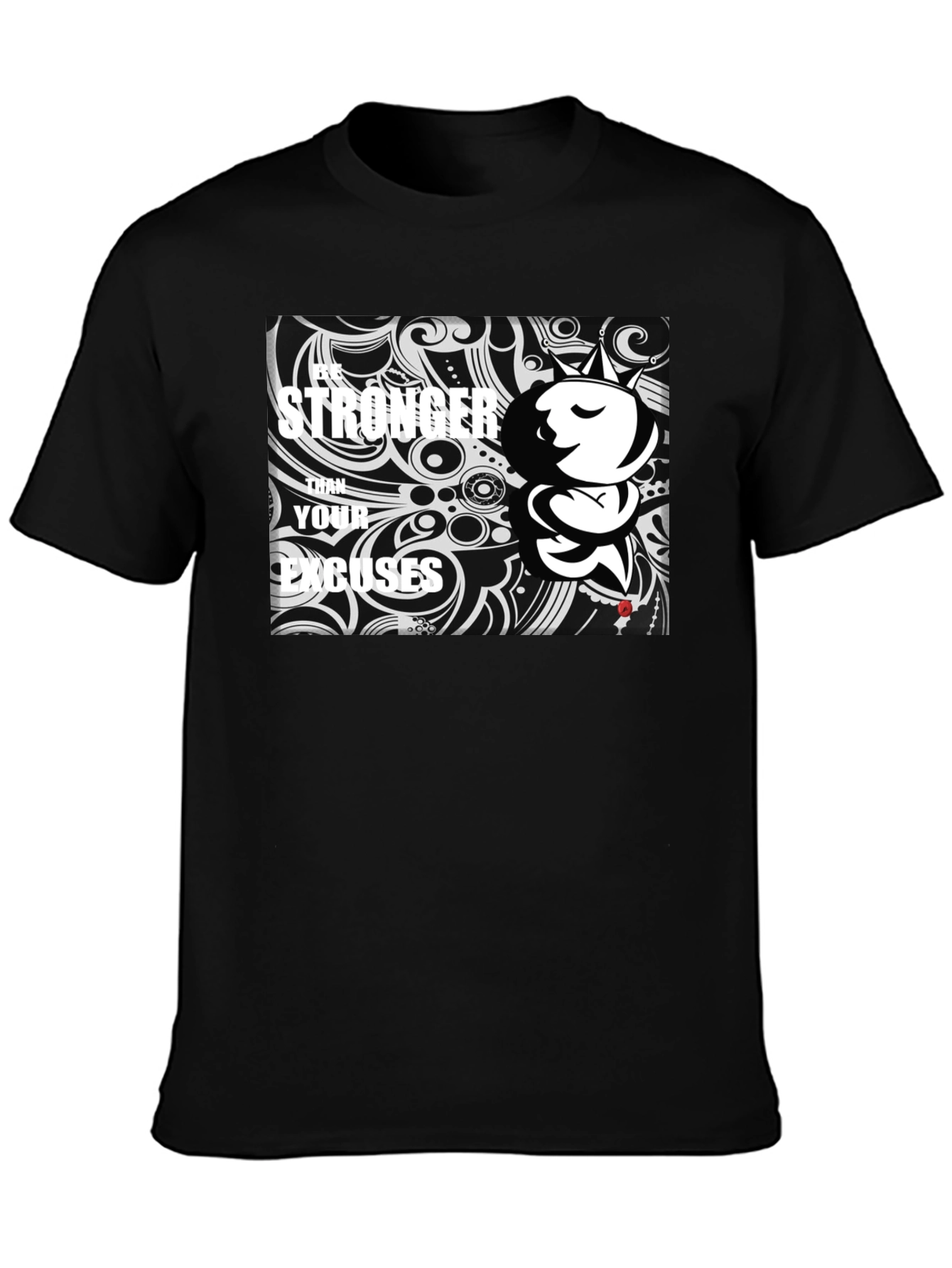 Be Stronger T-Shirt - Black Graphic Tee
