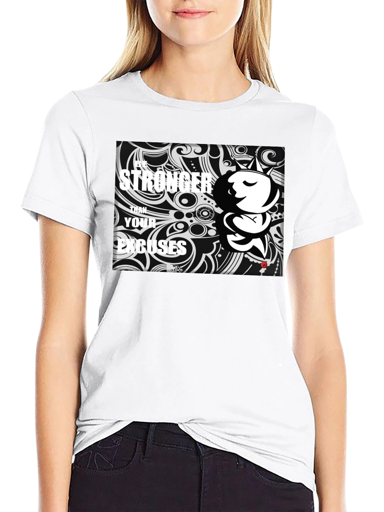 Be Stronger T-Shirt - Black Graphic Tee